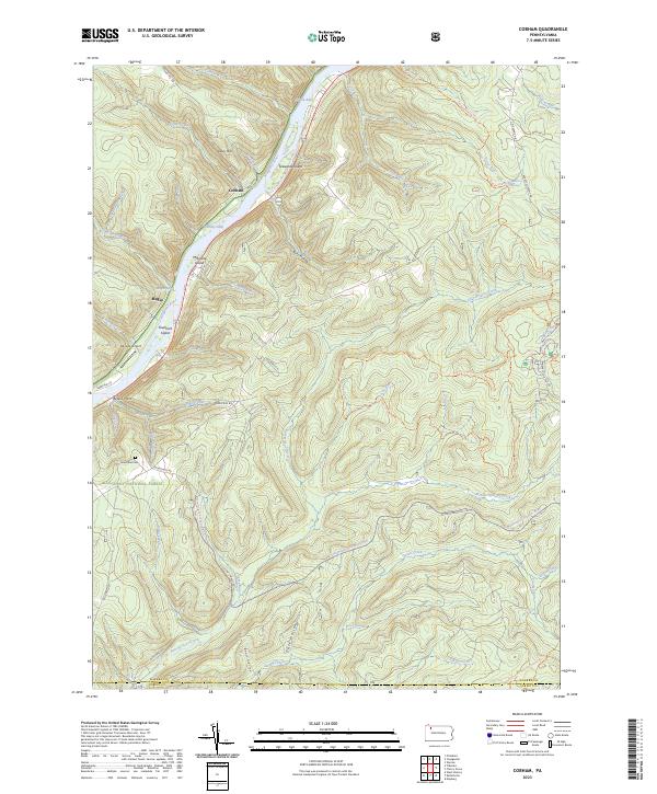 USGS Topographic Map – Cobham
