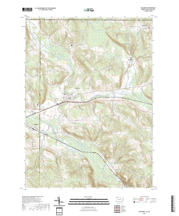 USGS Topographic Map – Columbus