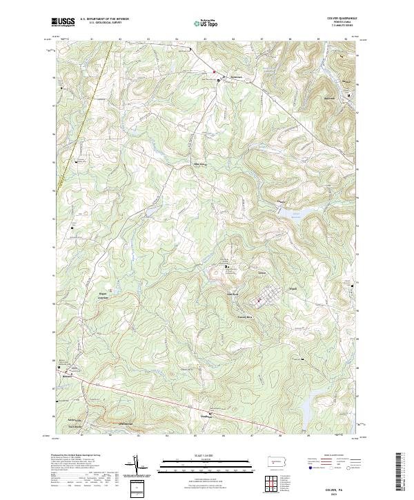 USGS Topographic Map – Colver