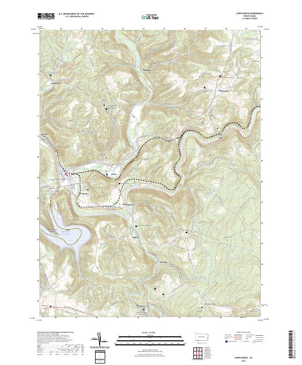 USGS Topographic Map – Confluence