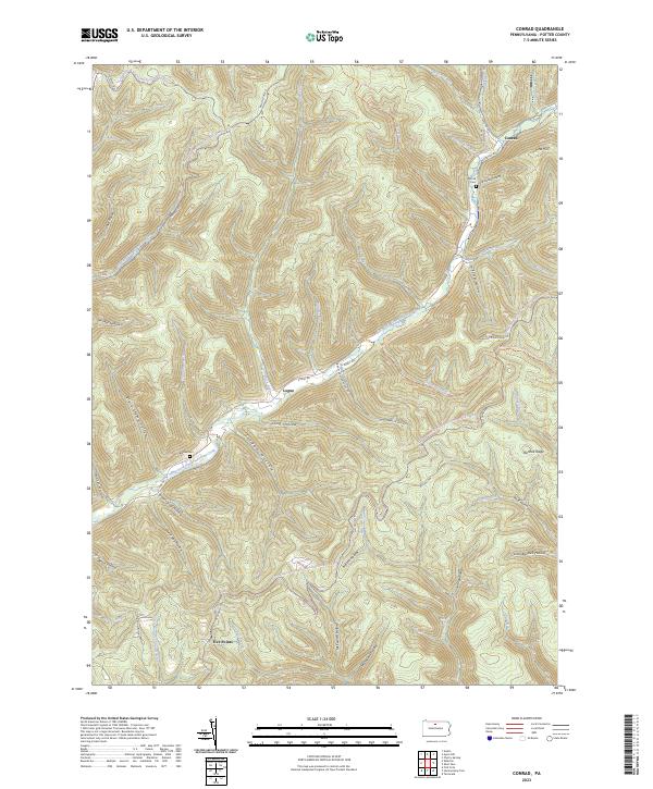 USGS Topographic Map – Conrad