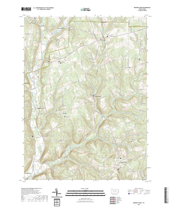 USGS Topographic Map – Dempseytown