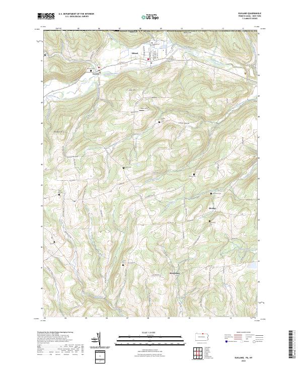 USGS Topographic Map – Elkland