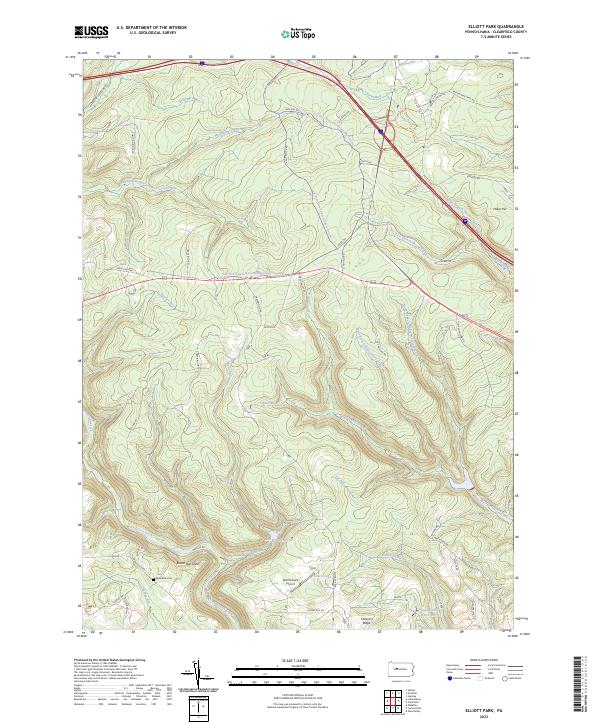 USGS Topographic Map – Elliott Park