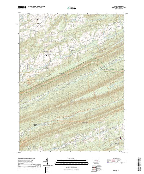 USGS Topographic Map – Enders