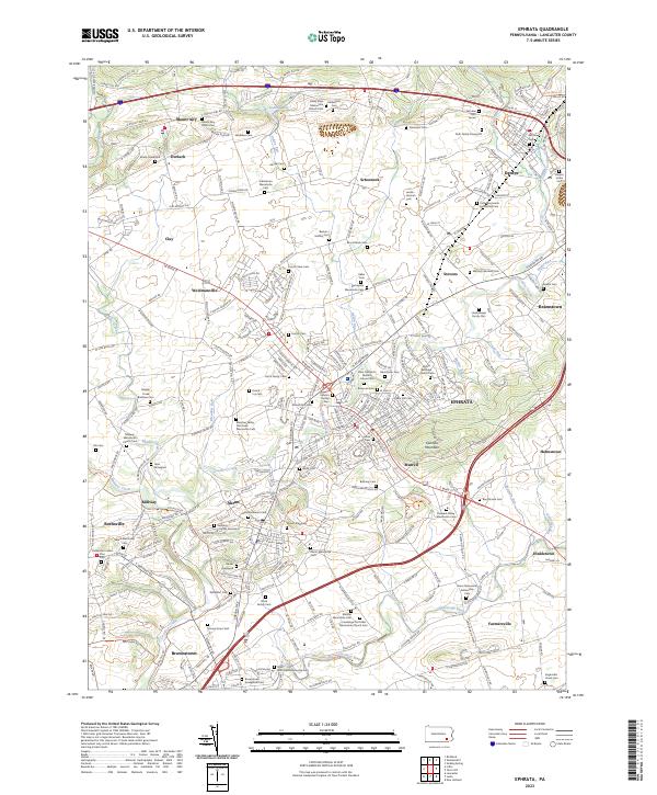 USGS Topographic Map – Ephrata