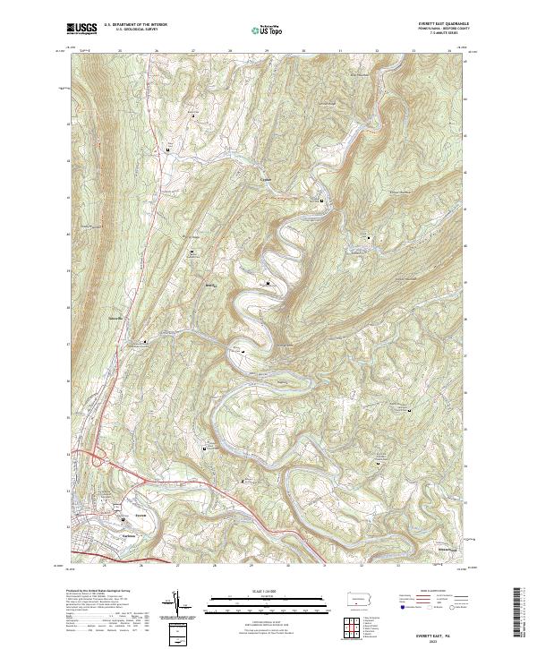 USGS Topographic Map – Everett East