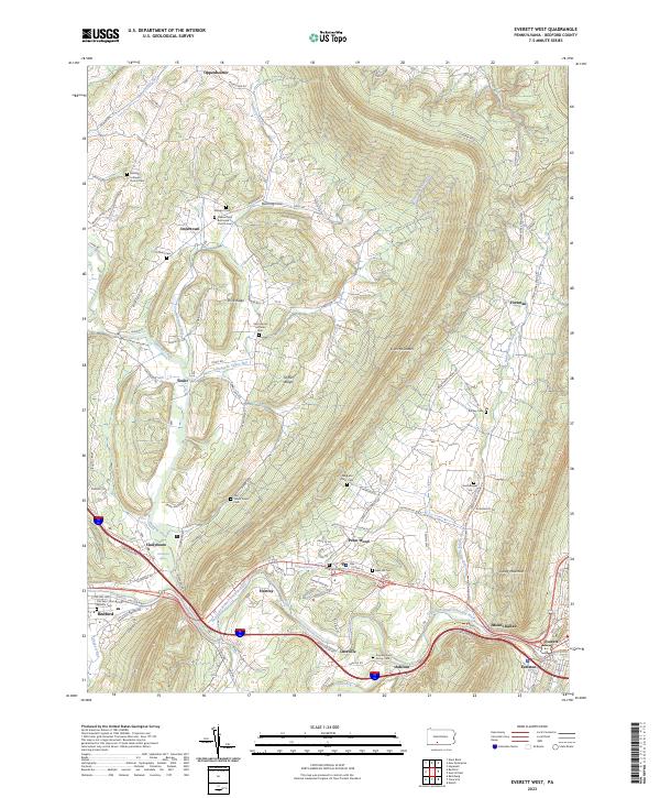 USGS Topographic Map – Everett West