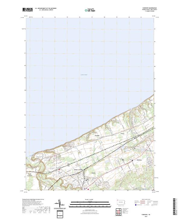 USGS Topographic Map – Fairview