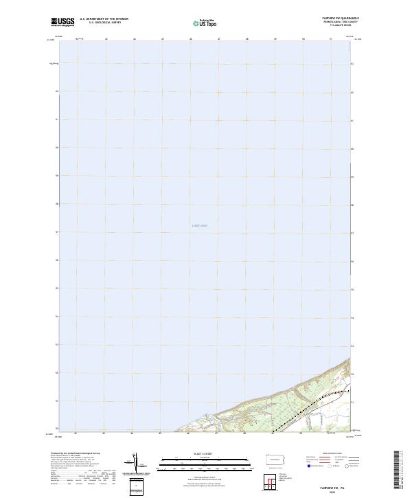 USGS Topographic Map – Fairview SW