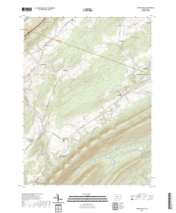 USGS Topographic Map – Franklinville