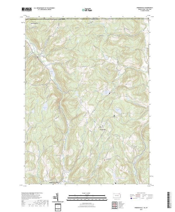 USGS Topographic Map – Friendsville