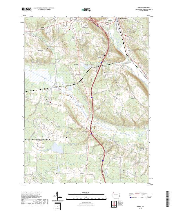 USGS Topographic Map – Geneva