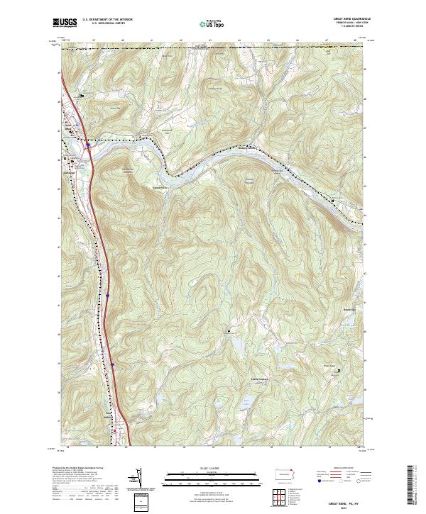 USGS Topographic Map – Great Bend