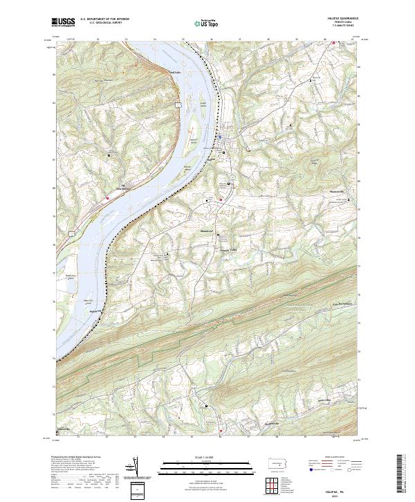USGS Topographic Map – Halifax