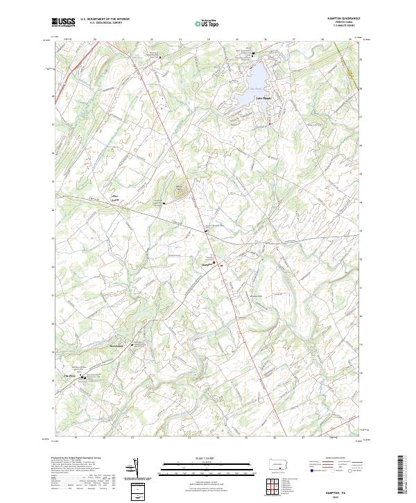 USGS Topographic Map – Hampton