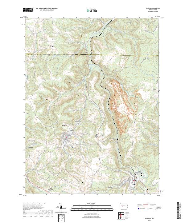 USGS Topographic Map – Hastings