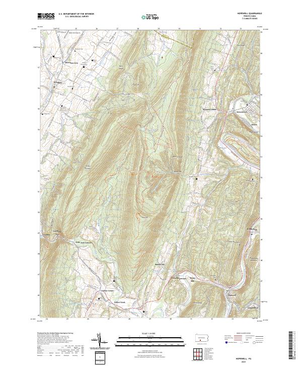 USGS Topographic Map – Hopewell