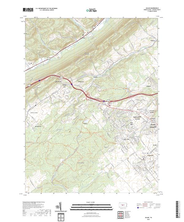 USGS Topographic Map – Julian