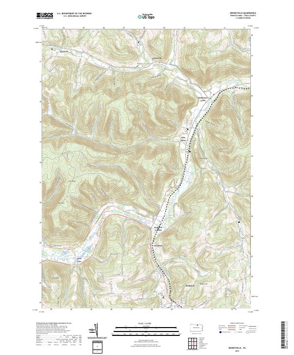USGS Topographic Map – Keeneyville