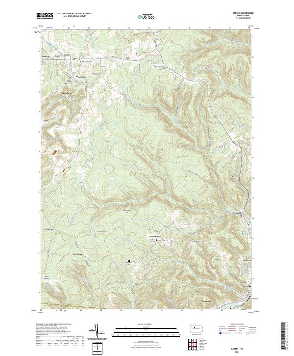 USGS Topographic Map – Kersey