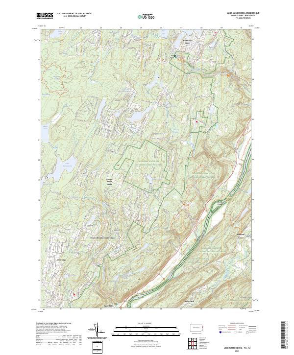 USGS Topographic Map – Lake Maskenozha