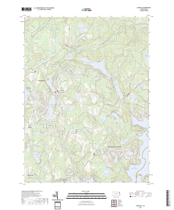USGS Topographic Map – Lakeville