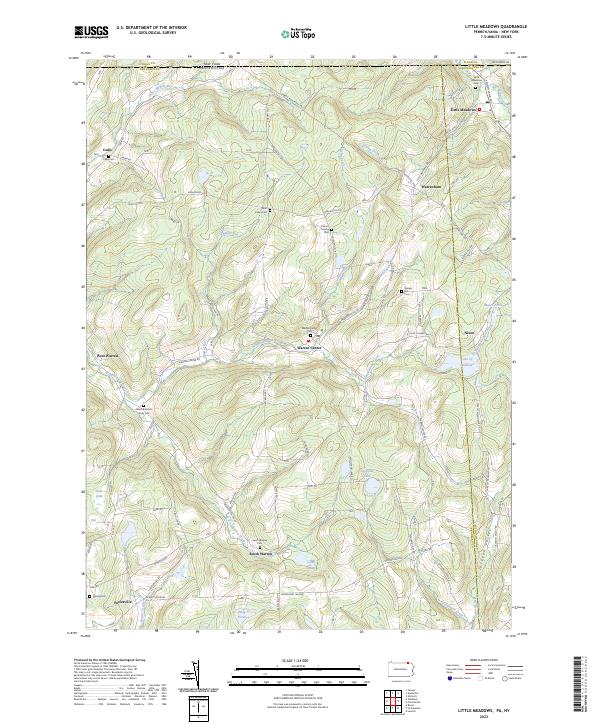 USGS Topographic Map – Little Meadows