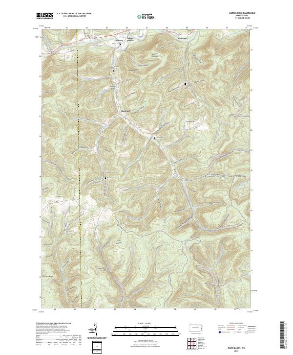 USGS Topographic Map – Marshlands