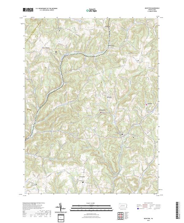 USGS Topographic Map – McIntyre