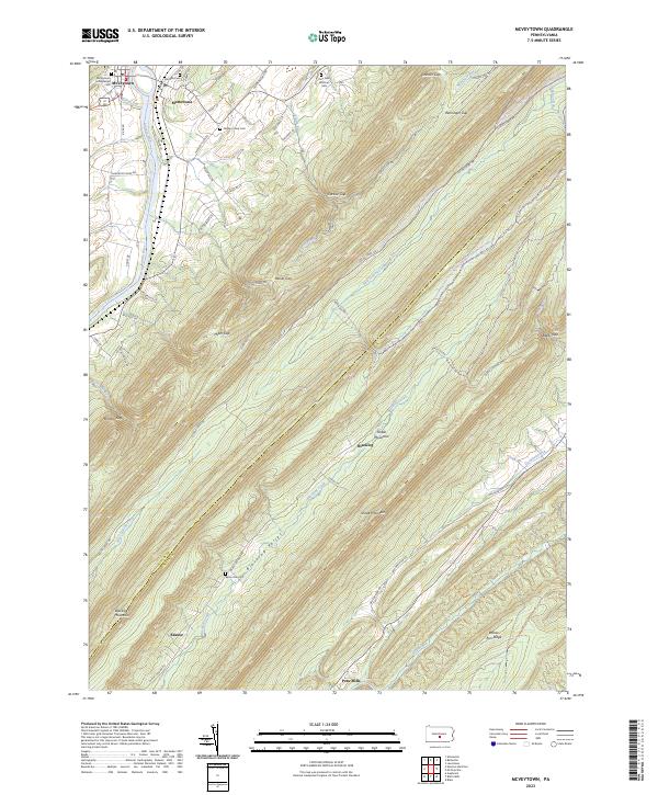USGS Topographic Map – McVeytown