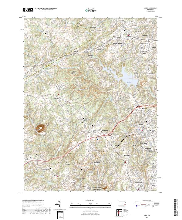 USGS Topographic Map – Media