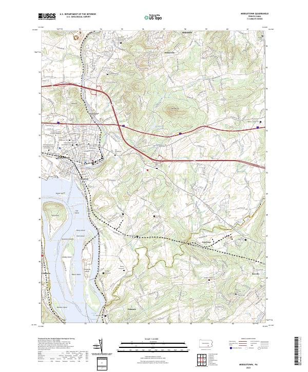 USGS Topographic Map – Middletown