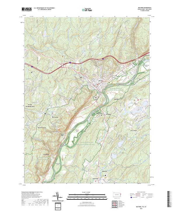 USGS Topographic Map – Milford
