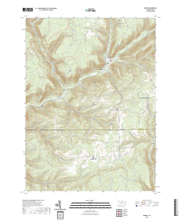 USGS Topographic Map – Morris
