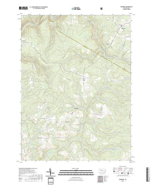 USGS Topographic Map – Munderf