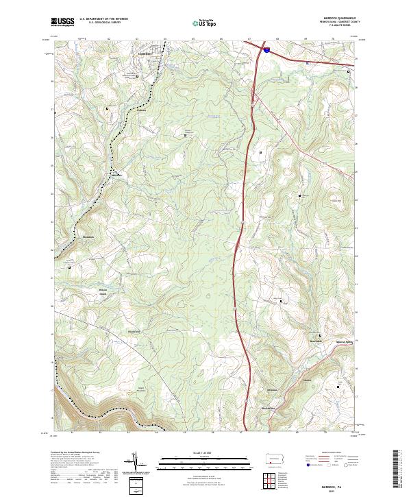 USGS Topographic Map – Murdock