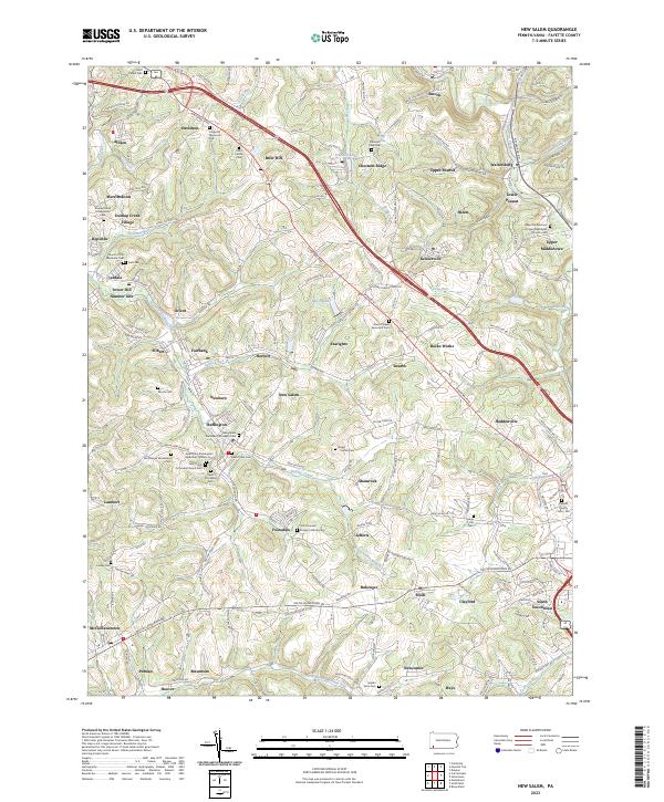 USGS Topographic Map – New Salem