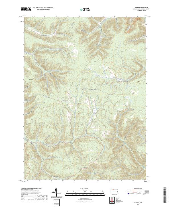 USGS Topographic Map – Norwich