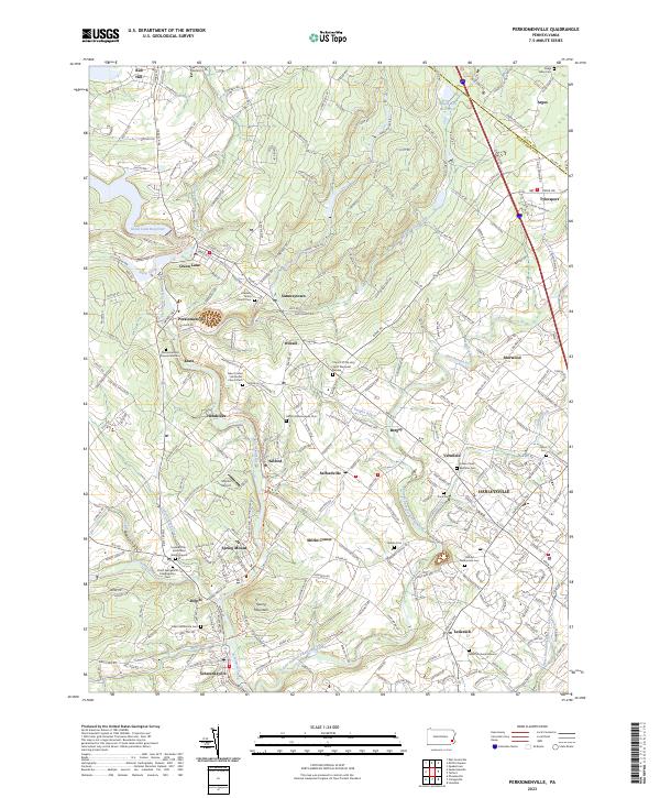 USGS Topographic Map – Perkiomenville