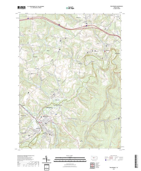 USGS Topographic Map – Philipsburg