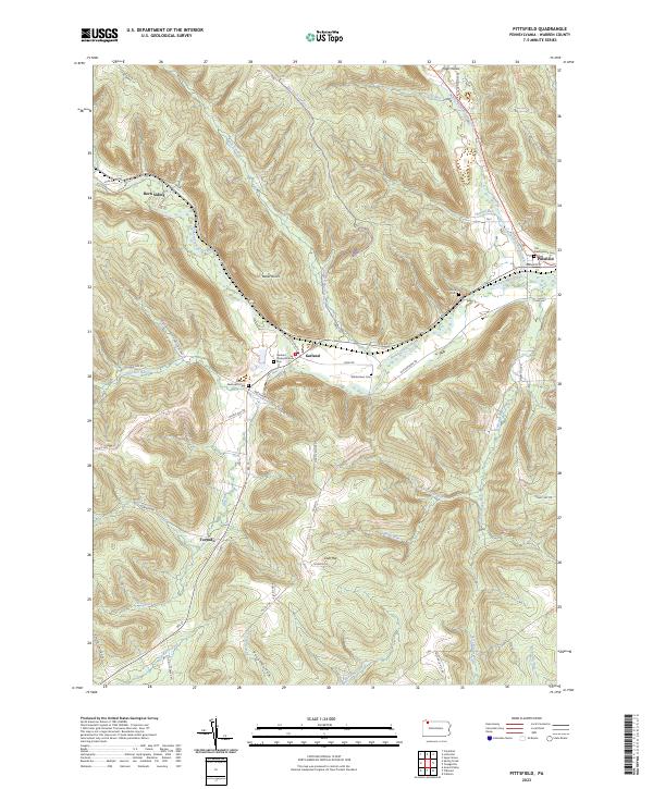 USGS Topographic Map – Pittsfield