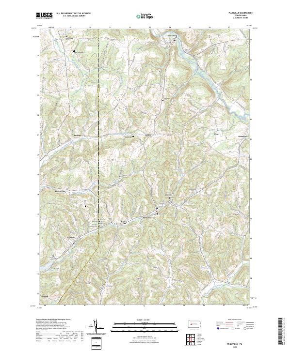 USGS Topographic Map – Plumville