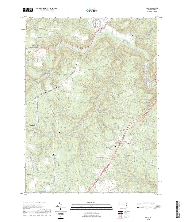 USGS Topographic Map – Polk