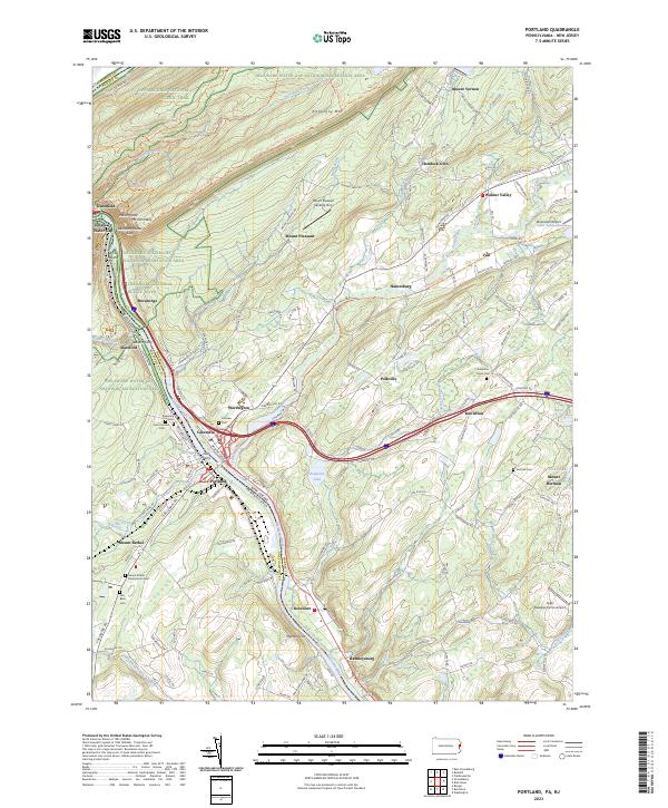 USGS Topographic Map – Portland