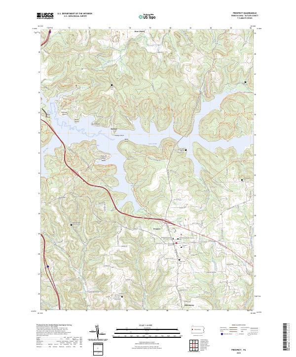 USGS Topographic Map – Prospect