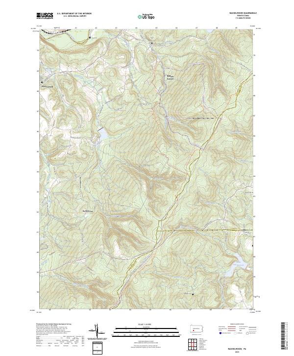 USGS Topographic Map – Rachelwood