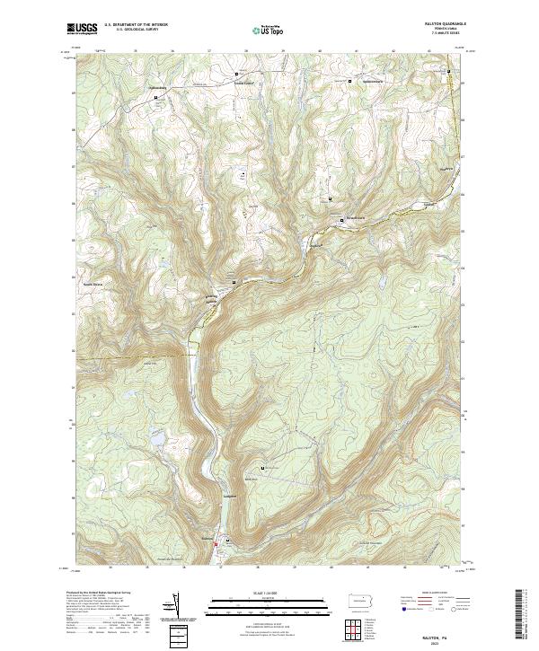 USGS Topographic Map – Ralston
