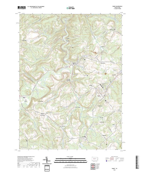 USGS Topographic Map – Ramey