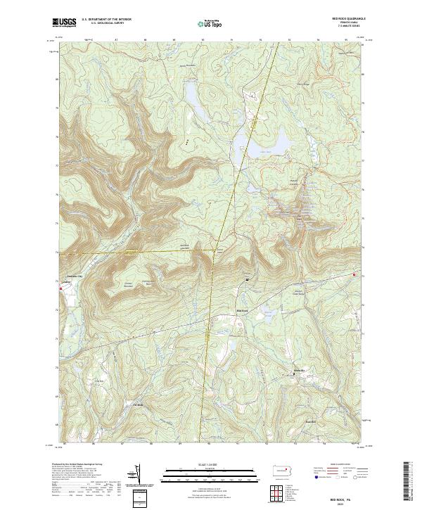 USGS Topographic Map – Red Rock